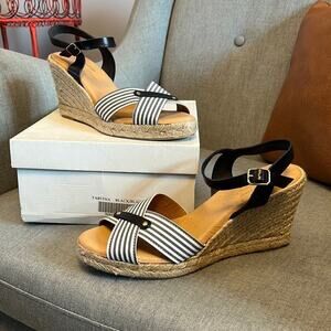 Eric Michael - Womens Tabitha Wedge espadrille Sandals size EU 40